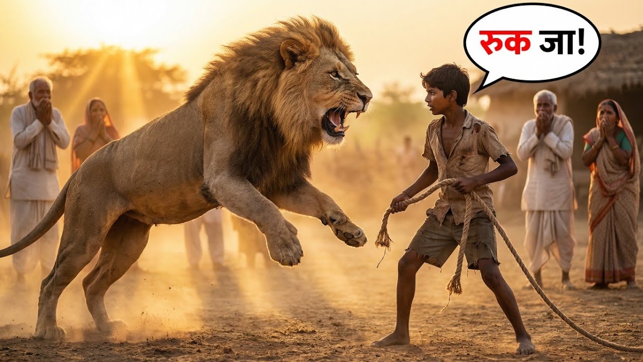 “अगर तूने शेर को काबू कर लिया… तो 10 करोड़ दूँगा!” और गरीब लड़के ने कर दिखाया 😱