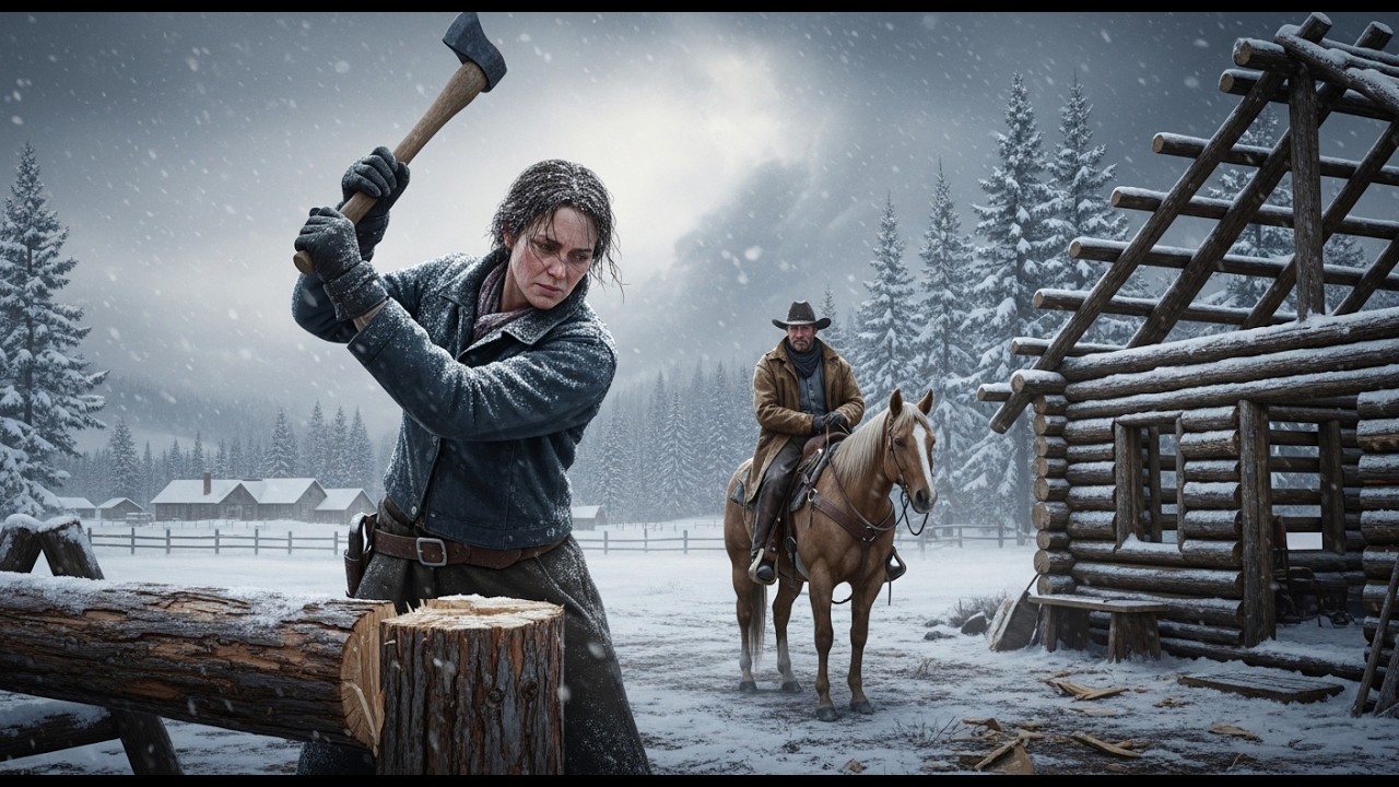 Ella construyó su cabaña sola — un vaquero viudo volvió a soñar con familia