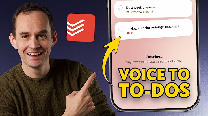 Is this AI feature the future of productivity apps? (Todoist Ramble)