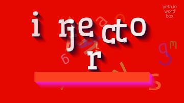 How to say "injector"! (High Quality Voices)