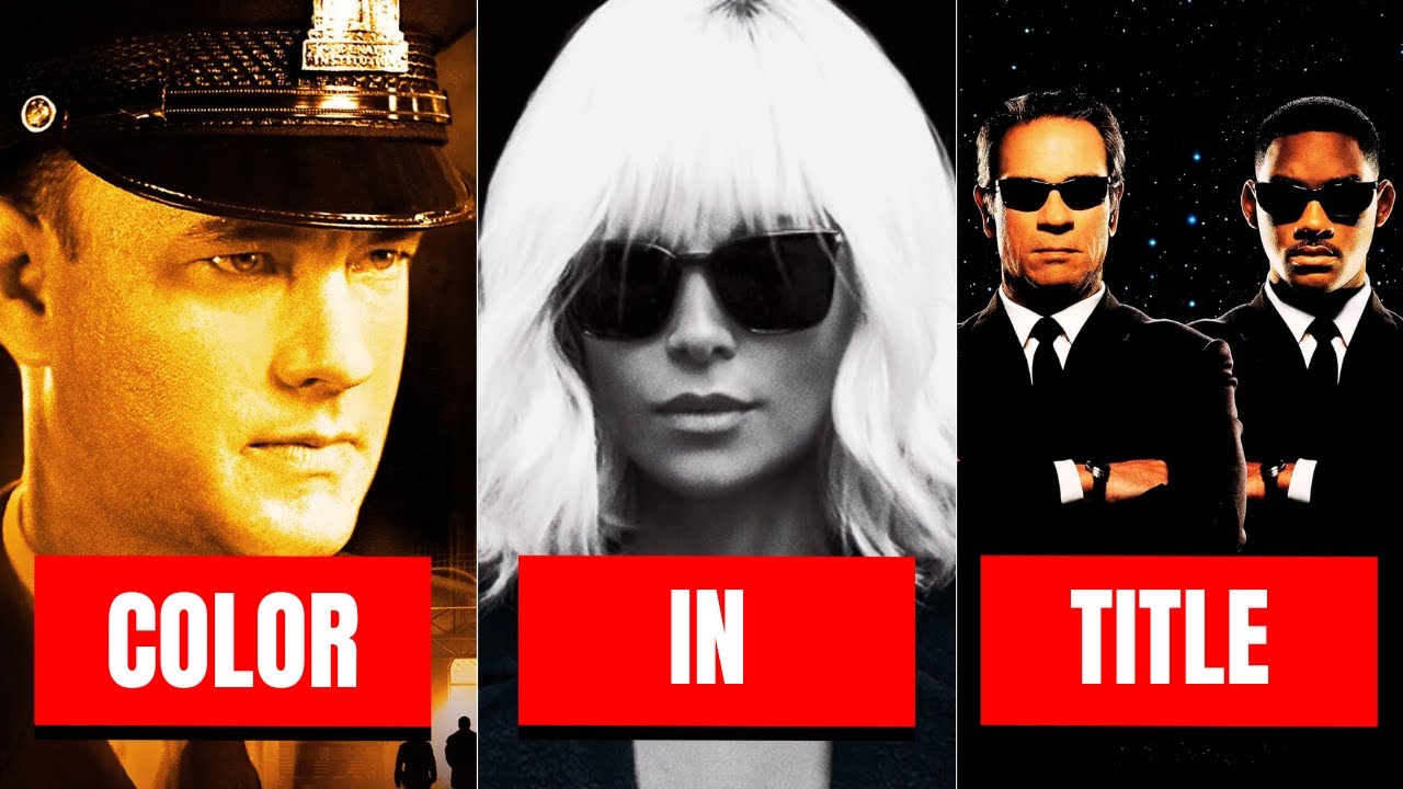 🌈 IMPOSSIBLE CHALLENGE: Only True Film Buffs Can Name These 100 Movies with COLOR NAMES in the Title