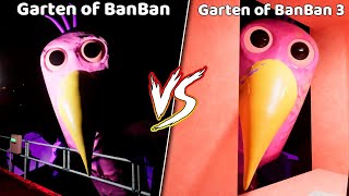 Garten of Banban vs Garten of Banban 3? Comparison | Secret Chase OPILA BIRD