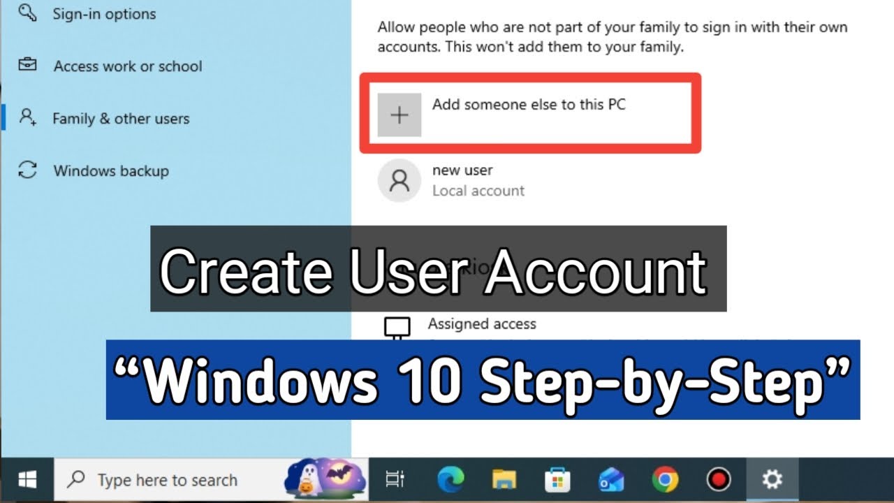 Create Local. Account Windows .net How to Create a Local Account in Windows 10 (EASY) - YouTube