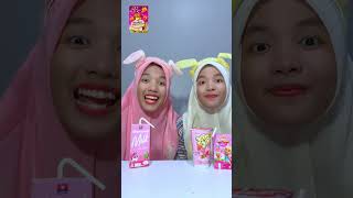 Makanan serba edisi pink checkk!! #shorts