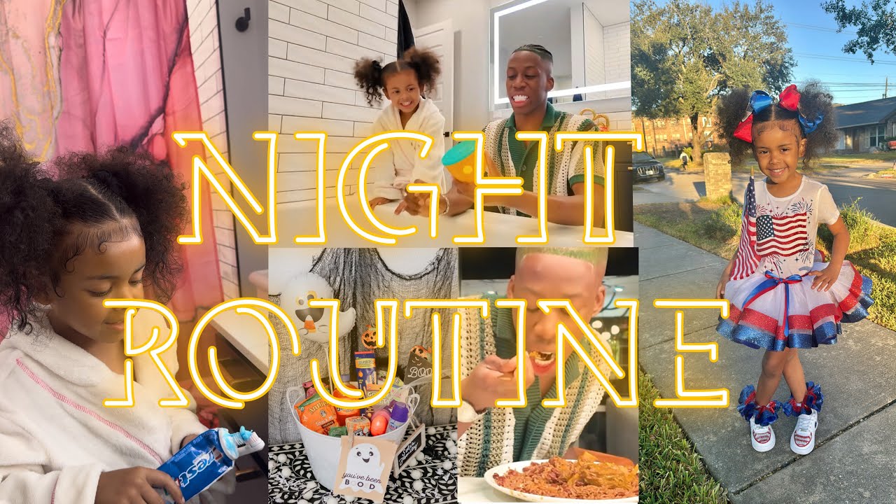 NIGHT ROUTINE AS A SINGLE GAY DAD | COOKING HAITIAN FOOD | BOO BASKET & MORE