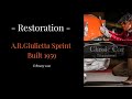 A R Giulietta Sprint 1959 Full Restoration