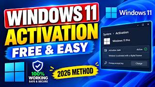 Activate Windows 11 in Just 10 Seconds! (100% Legal & Free Method)