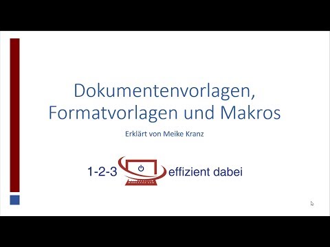 Zeit sparen mit MS Word #13 - Wie Sie ganz einfach ein Makro erstellen