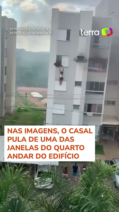 Avós pulam do 4º andar de prédio para escapar de incêndio provocado por neta de 11 anos em MG