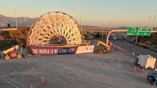 SLCDA Hoberman Arch 1 Minute Timelapse