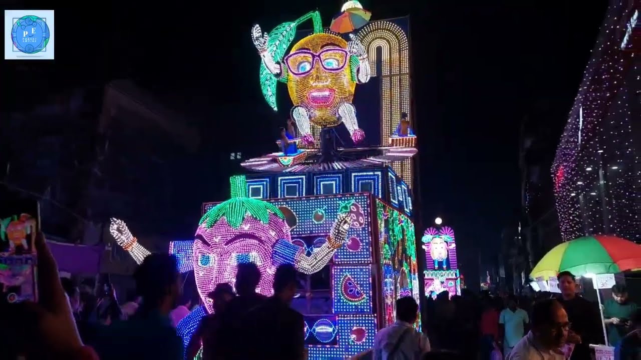 JAGADHATRI PUJA PROCESSION 2022 || WORLD BIGGEST CARNIVAL || CHANDANNAGAR JAGADHATRI NIRANJAN VLOG