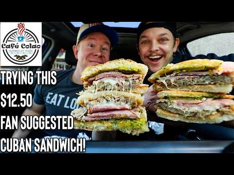 Is This Chicago's BEST Cuban Sandwich! | The $12.50 Cuban from Cafe Colao