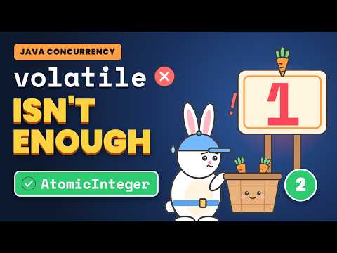 Volatile vs AtomicInteger in Java — Why count++ Loses Updates