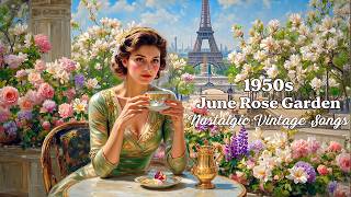1950s June Rose Garden 🌸 Nostalgic Vintage Songs & Soft Summer Romance 🌹 screenshot 3