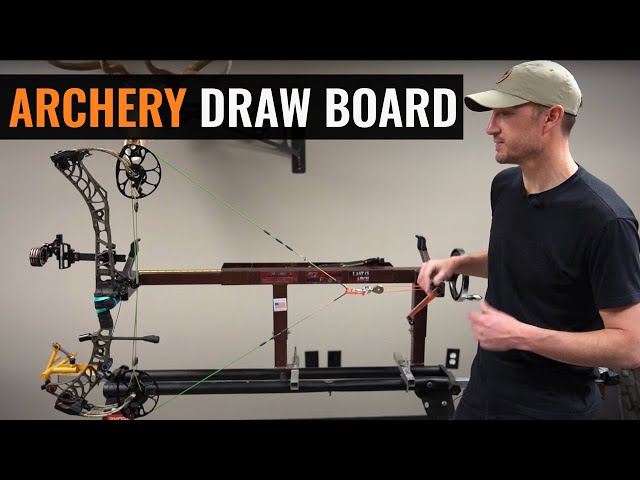 archery draw board setup