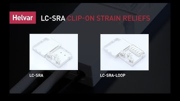 LED driver loop-through wiring strain relief installation: LC-SRA-LOOP