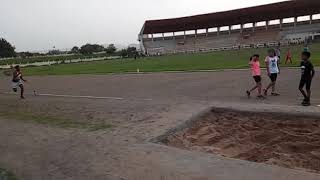 5 stride Triple jump