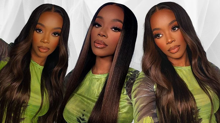 WAIT A Drawstring Wig? Ombre Yaki Straight Glueless Install For My Healthy Har Journey | Klaiyi Hair