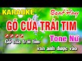 Karaoke Gõ Cửa Trái Tim Tone Nữ (Beat Mới) Nhạc Sống Hoài Phong