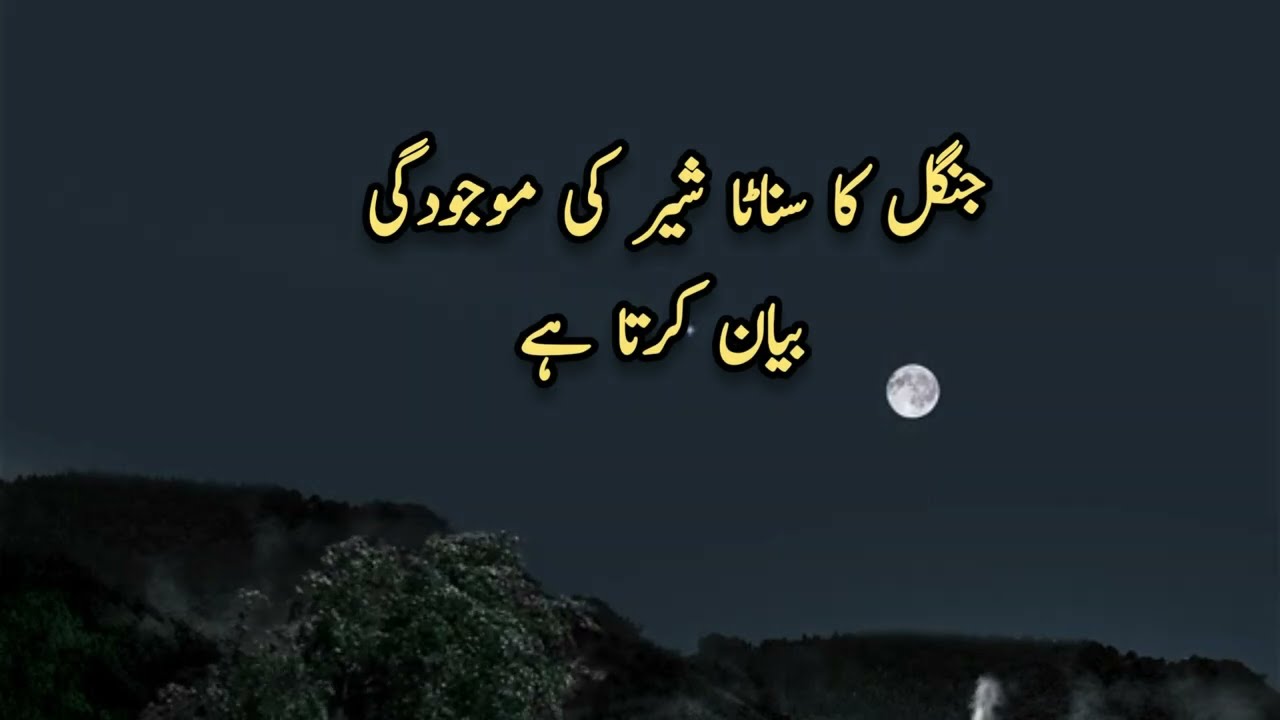 Jangal ka sanata | Motivational quotes | Life changing quotes | Dil tukray 