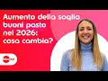 Buoni pasto elettronici: aumento soglia da 8 a 10 euro nel 2026