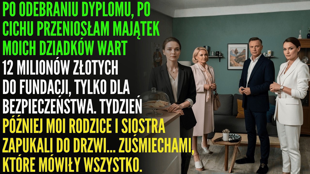 Po studiach cicho przeniosłam majątek dziadków warty 12 mln zł do fundacji