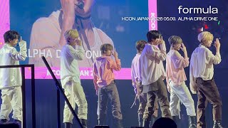 【KCON JAPAN 2026】formula【ALPHA DRIVE ONE】fancam・4K