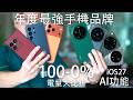 誰是100-0%電量/AI最強王者?4款Ultra 旗艦 Samsung、Vivo、Xiaomi、Oppo|iPhone 升級 iOS27 後|Sony|Honor 年度手機品牌大比拼!