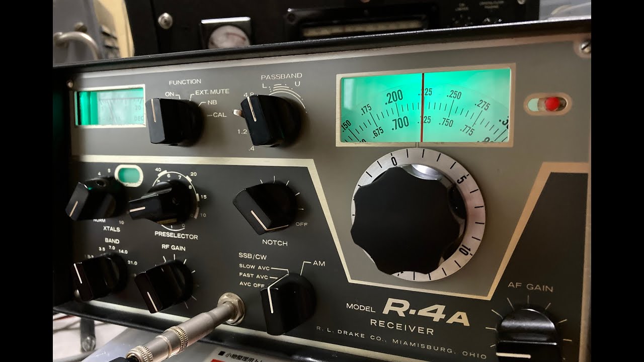 Drake R-4A この受信音好きです 全市全郡コンテストを受信