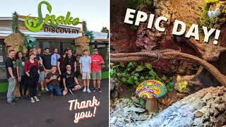 Snake Discovery Enclosure Build-off 2021 - The most EPIC Day!