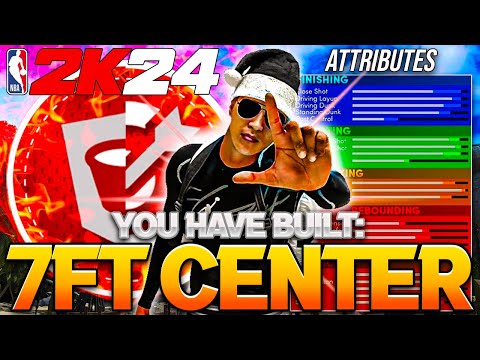 *INSANE* BEST 7 FOOT CENTER BUILD in NBA 2K24 NEXT GEN! BEST BIG MAN PAINT BEAST BUILD NBA 2K24!