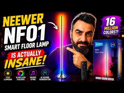 The NEEWER NF01 Smart Floor Lamp Is Actually Insane! - YouTube