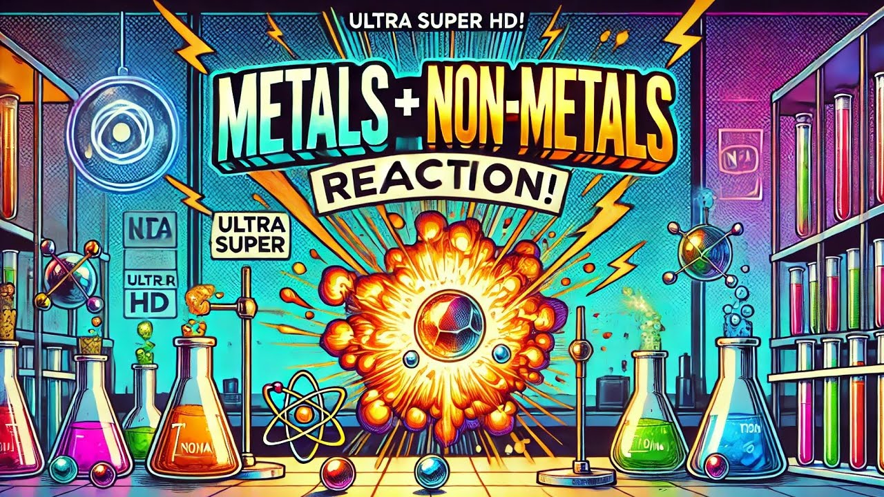 metal + non metals reaction | electro positive and electro negative | live from YouTube studio