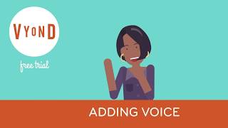 Vyond Tutorials: How to Add Voice To Your Video