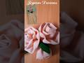 DIY Making Rose for dresses, hair accessories and decorations using waste cloth #shorts #trending