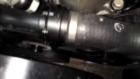 BMW E46 hot engine whistling sound.MP4