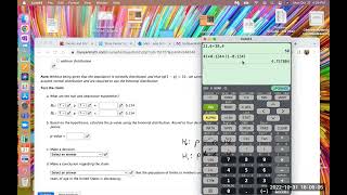 Statistics: Hypothesis Testing- One Sample (prop with binomial) (9.5OS)