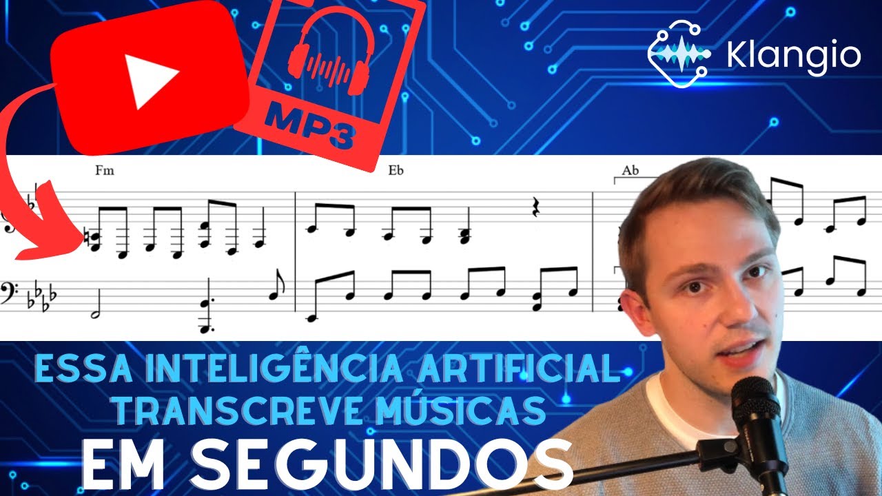 Transforme MP3 e vídeos do YouTube em partituras! | Piano2Notes 🎹