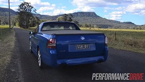 2014 Holden VF Commodore Ute SS V Redline 0-100km/h and engine sound