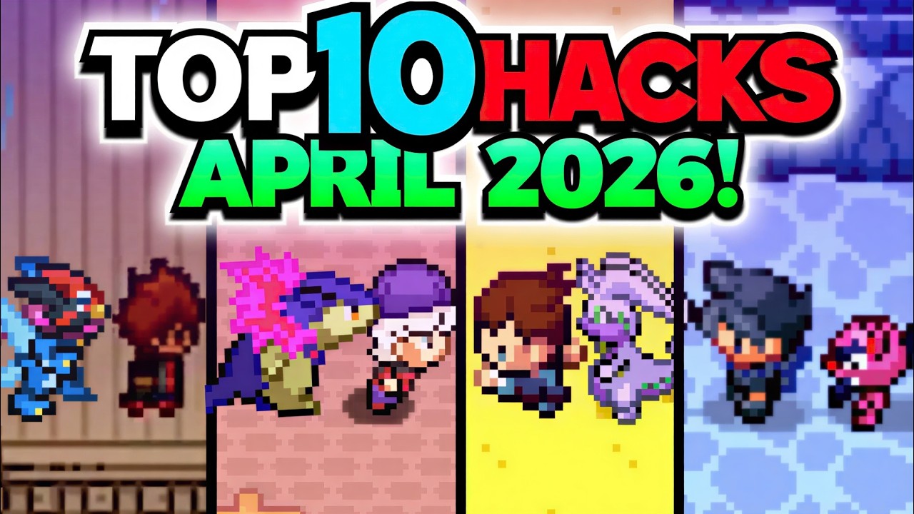 TOP 10 Pokémon ROM Hacks & Fan Games (April 2026)