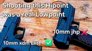 Hipoint 10mm vs. Springfield xdm Elite 10mm Not Even Close 