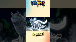 serigala + hantu #game #hewan #evolution #ai #shorts