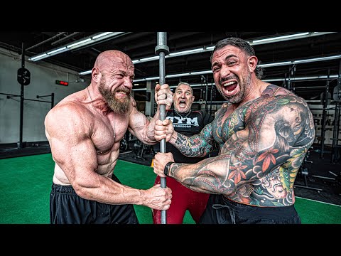 Big Boys Battle! Who's the strongest with the barbell?