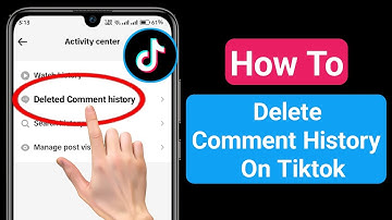 How To Deleted Comments History On TikTok (2024 Update) Deleted Comment History TikTok