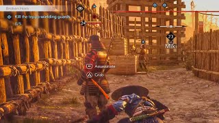 Ins Creed Shadows Kill The Teppo-Wielding Guards Easy Method Gameplay Broken Horn