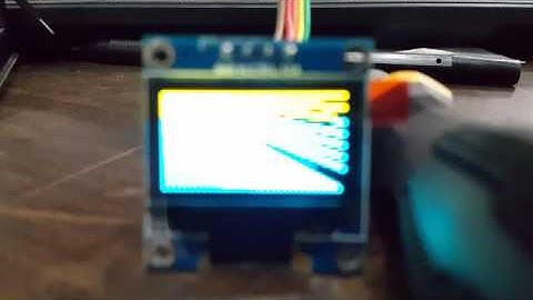 Test LCD OLED i2C Connection with Adafruit GFX library