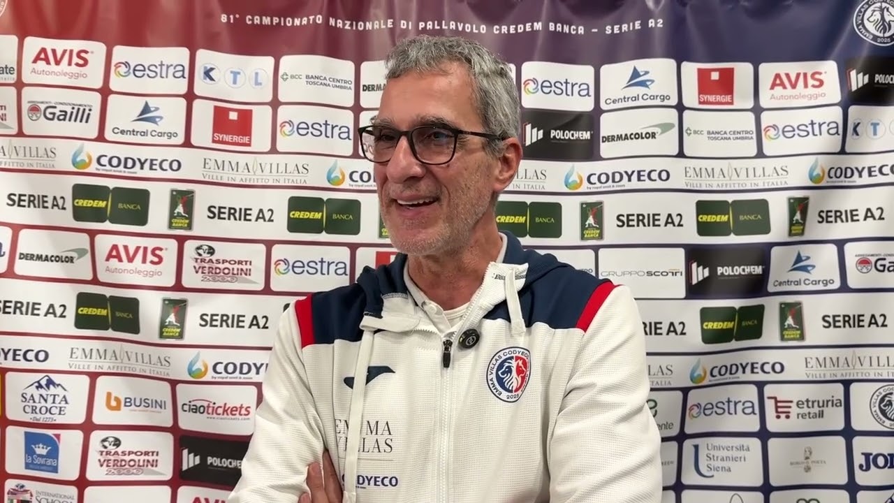 Intervista al coach della Emma Villas Codyeco Lupi Siena, Alessandro Pagliai