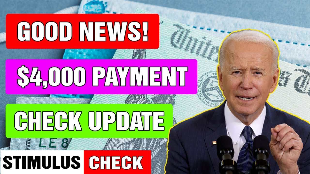 Stimulus Check Update (GOOD NEWS! 4,000 PAYMENTS FOR EVERYONE