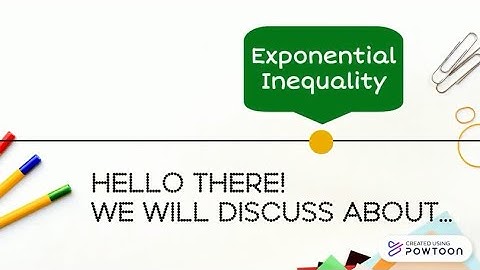 Exponential Inequalities