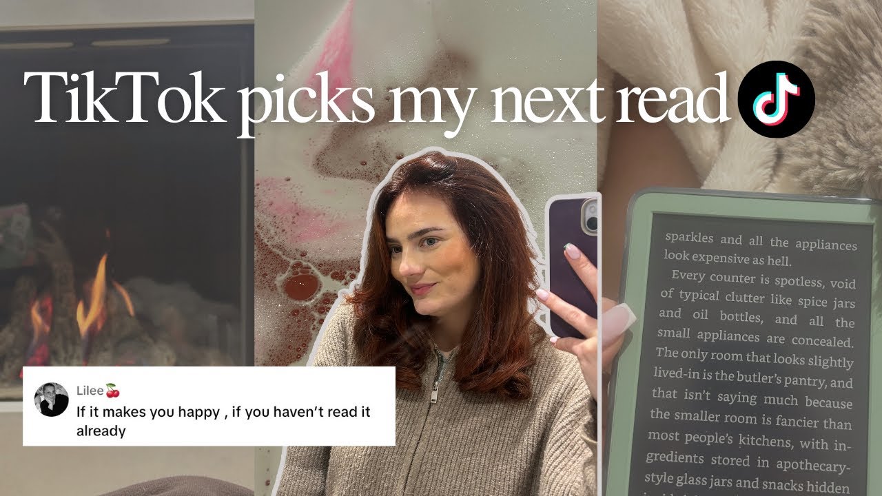 В TikTok выбрали мою следующую книгу для чтения🤭 видеоблог об уютном чтении